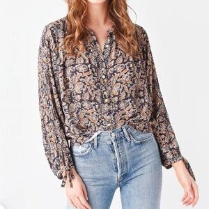 Faherty Everleigh PaisleyTop Sz M NWOT $148